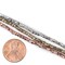 The Bead Chest 3 Strand Bundle: Diamond Cut Beads 2mm Silver, Brass, Copper Multicolor Faceted 24 Inch Strand